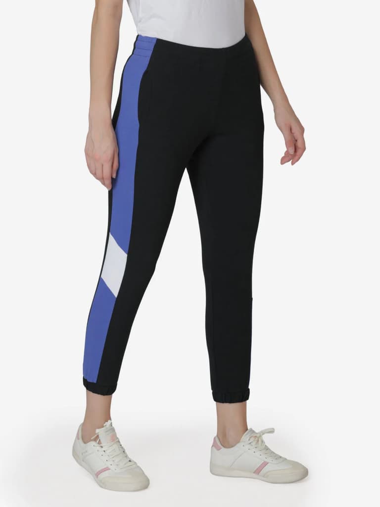 Joggers for Women in Black | Cotton Athleisure Jogger Pants — photo 3