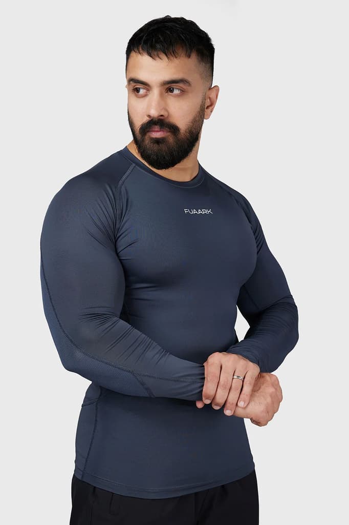 Compression 2.0 Full Sleeves T-shirt Grey — photo 5