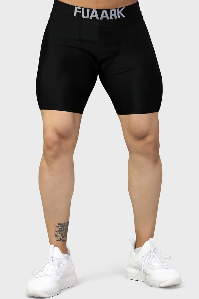 Nylon Compression Shorts Black — S
