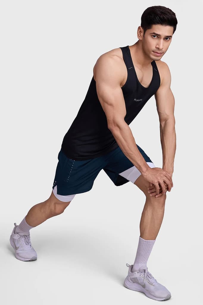 2 in 1 Laser Shorts Pine Green — photo 2
