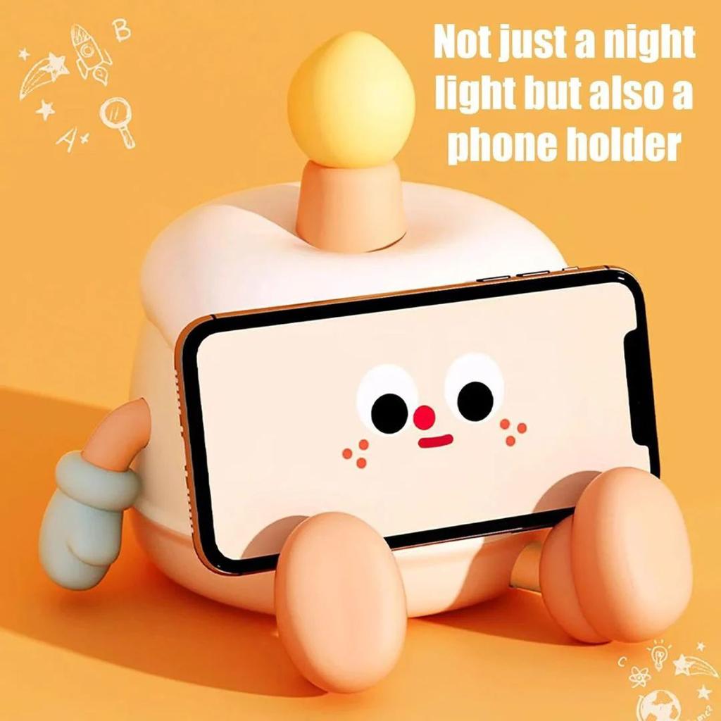 Cute Birthday Cake LED Night Light | Stress Reliever & Decor — photo 2