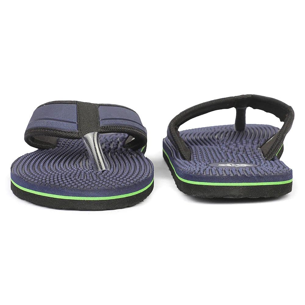 A-HA AGL-156E Teal Blue Casual Slip on Slippers for Men by Liberty — photo 9