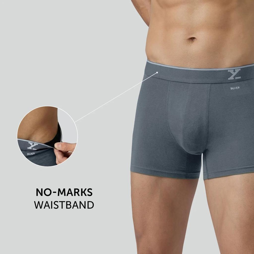 Traq Silver Cotton Trunks Stone Grey — photo 4