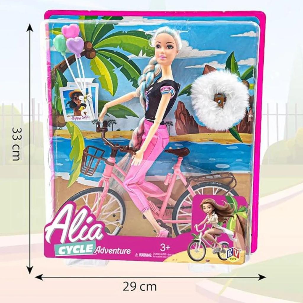 Alia Adventure Dolls – Fashion Doll with Accessories — Alia on Cycle