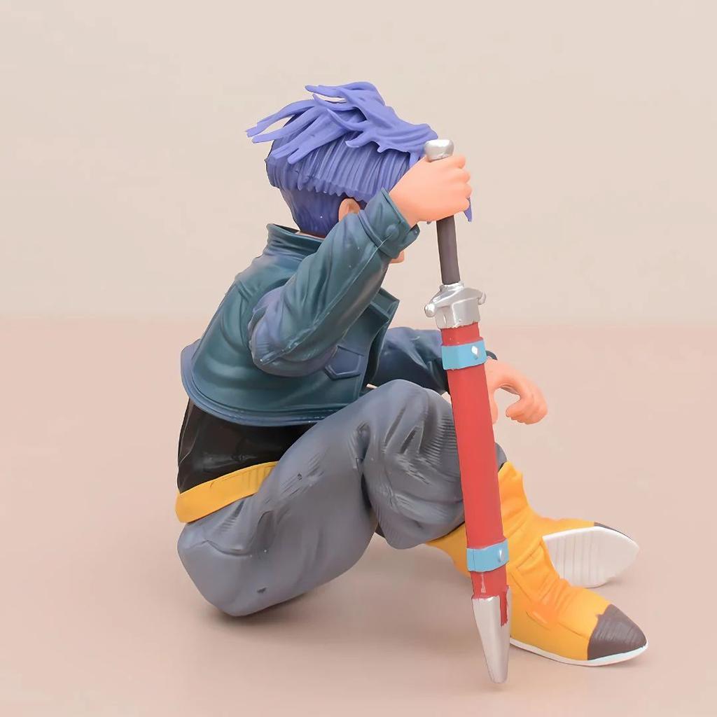 Future Trunks Sitting Figurine | Dragon Ball Z Collectible Statue with Sword — photo 3