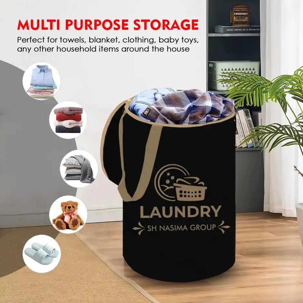 Capsicum Laundry Bag Nylon Black Beige Group - 45 Liter