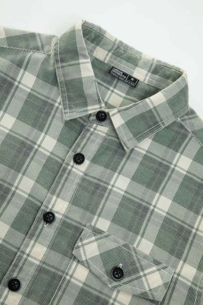 Check Corduroy Shirt 013 // regular fit — photo 2