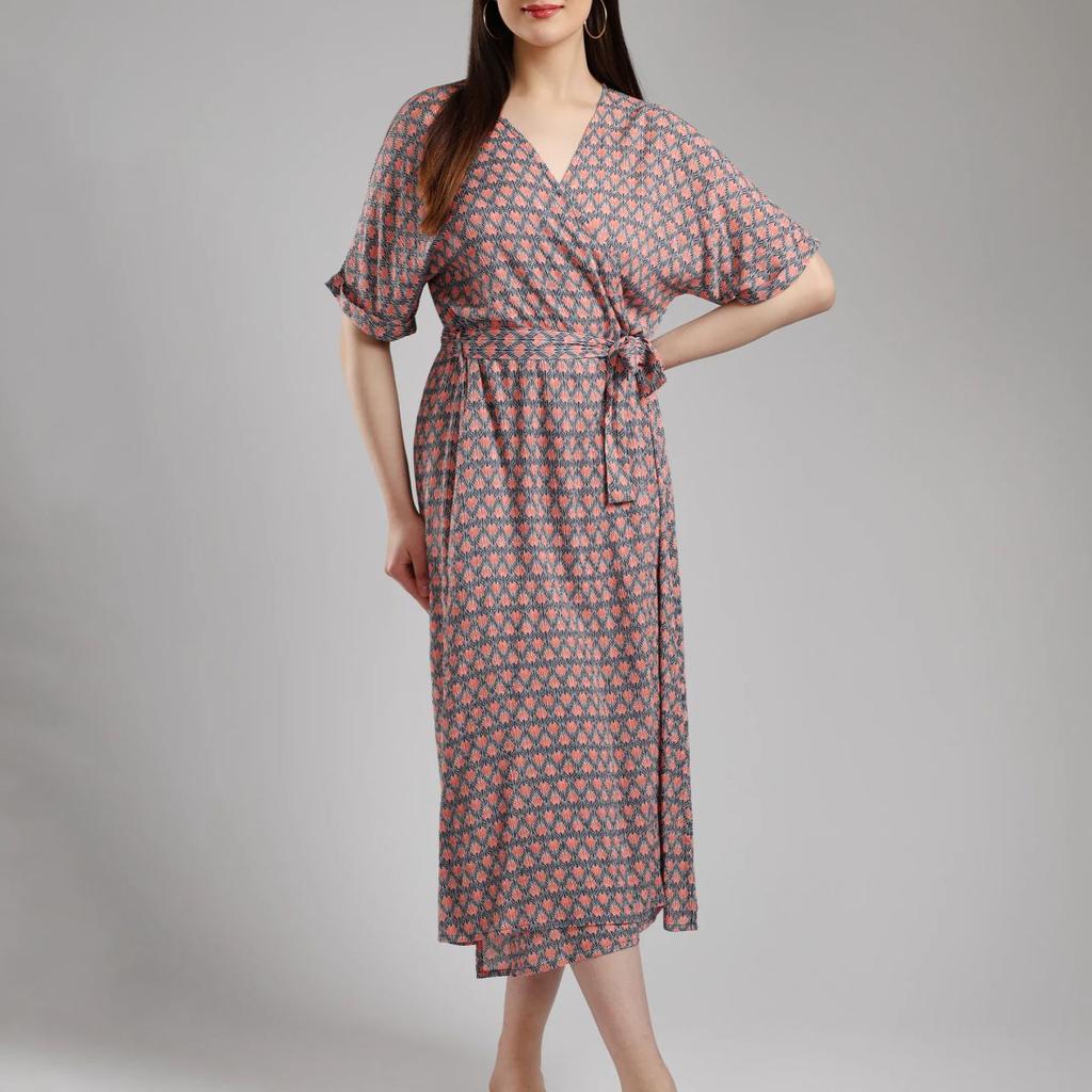 Zuma Wrap Midi Dress