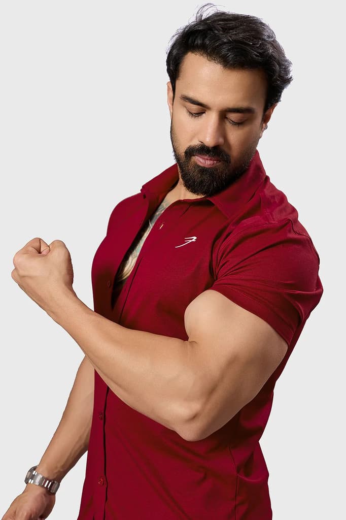 Aero Shirt Deep Red — photo 7