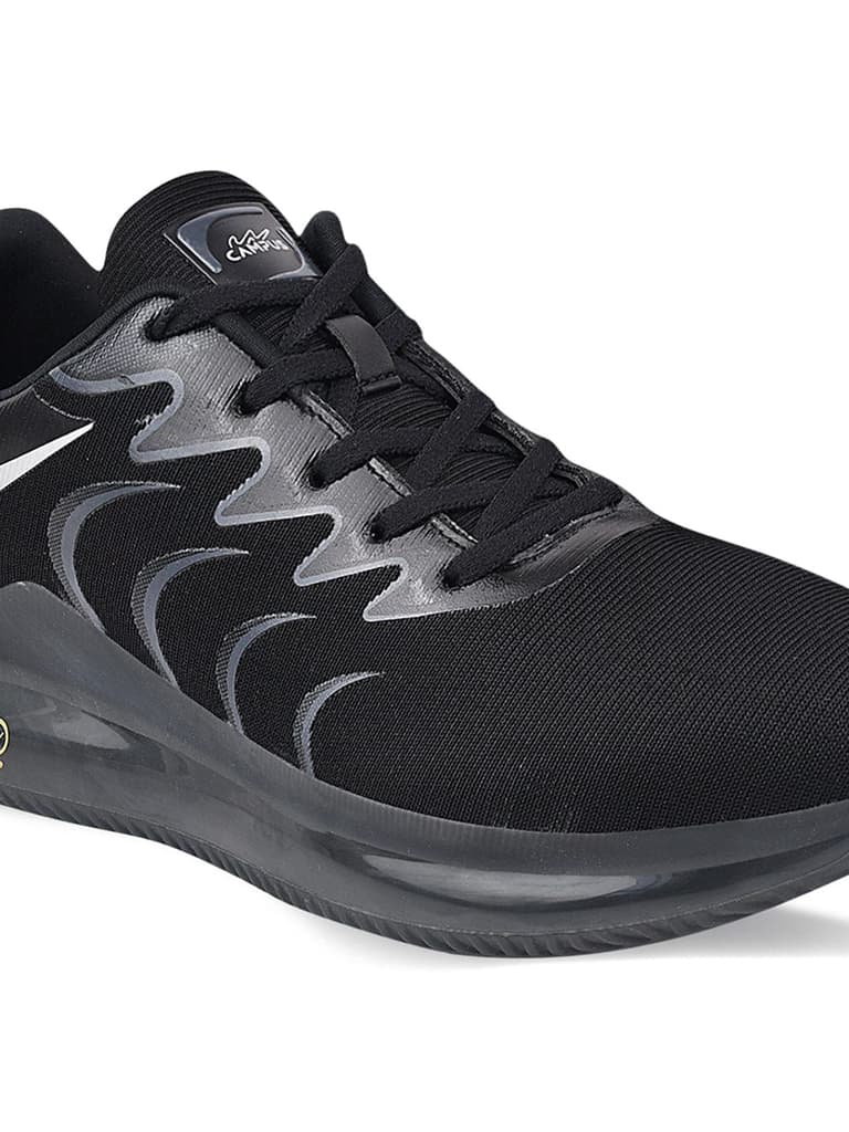 CAMP BROOM Black Men's Running Shoes — photo 5