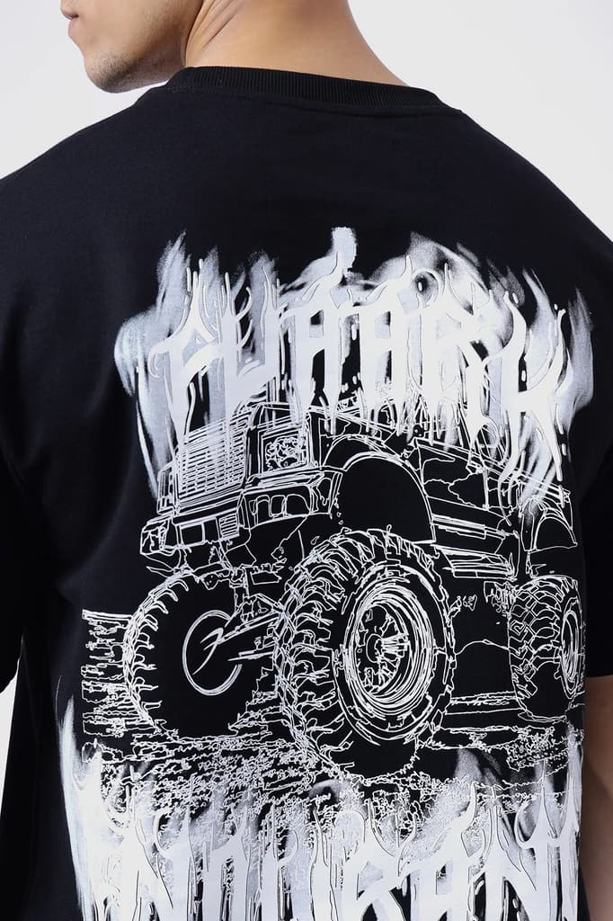 Monster Truck Oversized T-shirt Black — photo 5