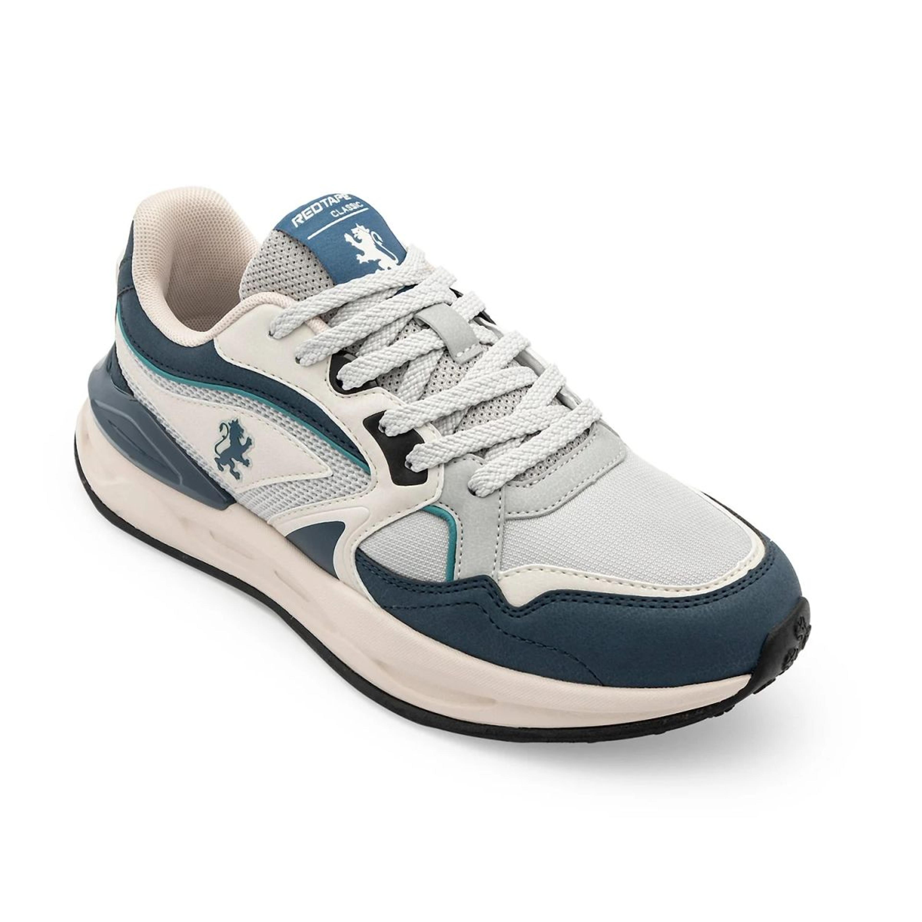 Casual Shoes for Men in Beige and Navy | Low-Cut Lifestyle Shoes.