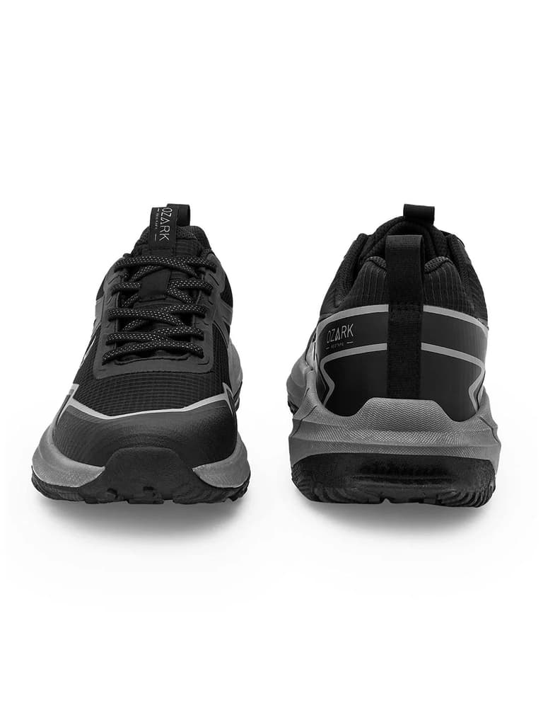 Black & Grey Trail Running Shoes for Men | Low-Cut Outdoor — photo 4