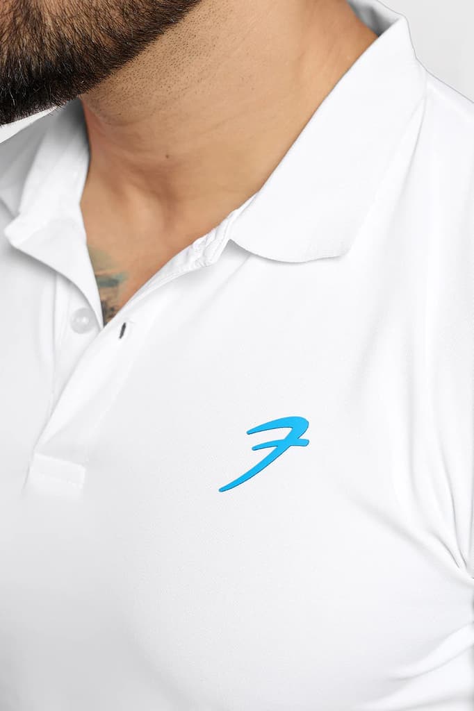 Obsidian Polo T-shirt White — photo 4
