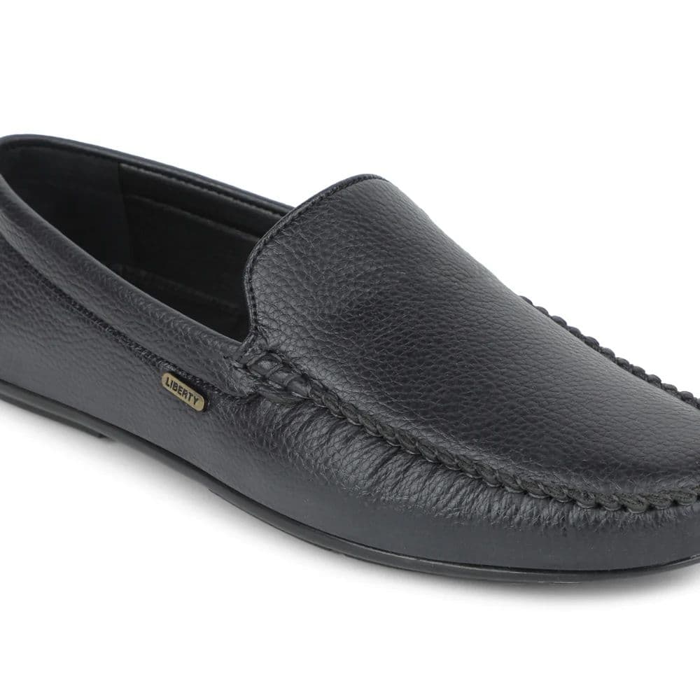 Fortune Navy Blue Casual Loafers For Men AVL-4 By Liberty — photo 4