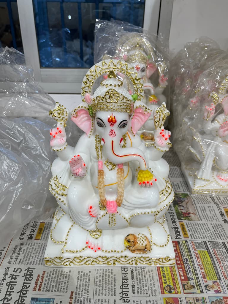 Ganesh Statue | Sculpture | Bronze | Gold
