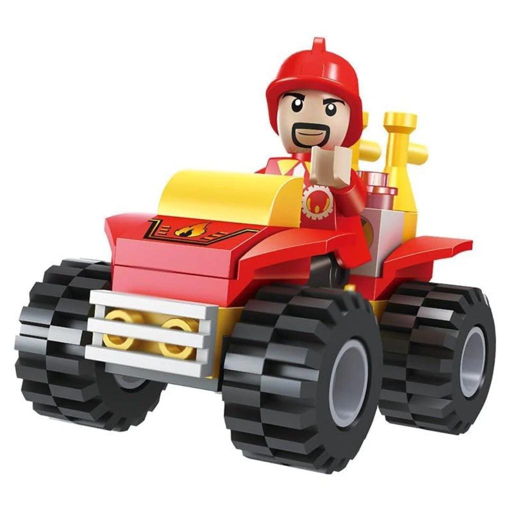 Fire Station Building Blocks Set With Fire Truck 2 In 1 — photo 4