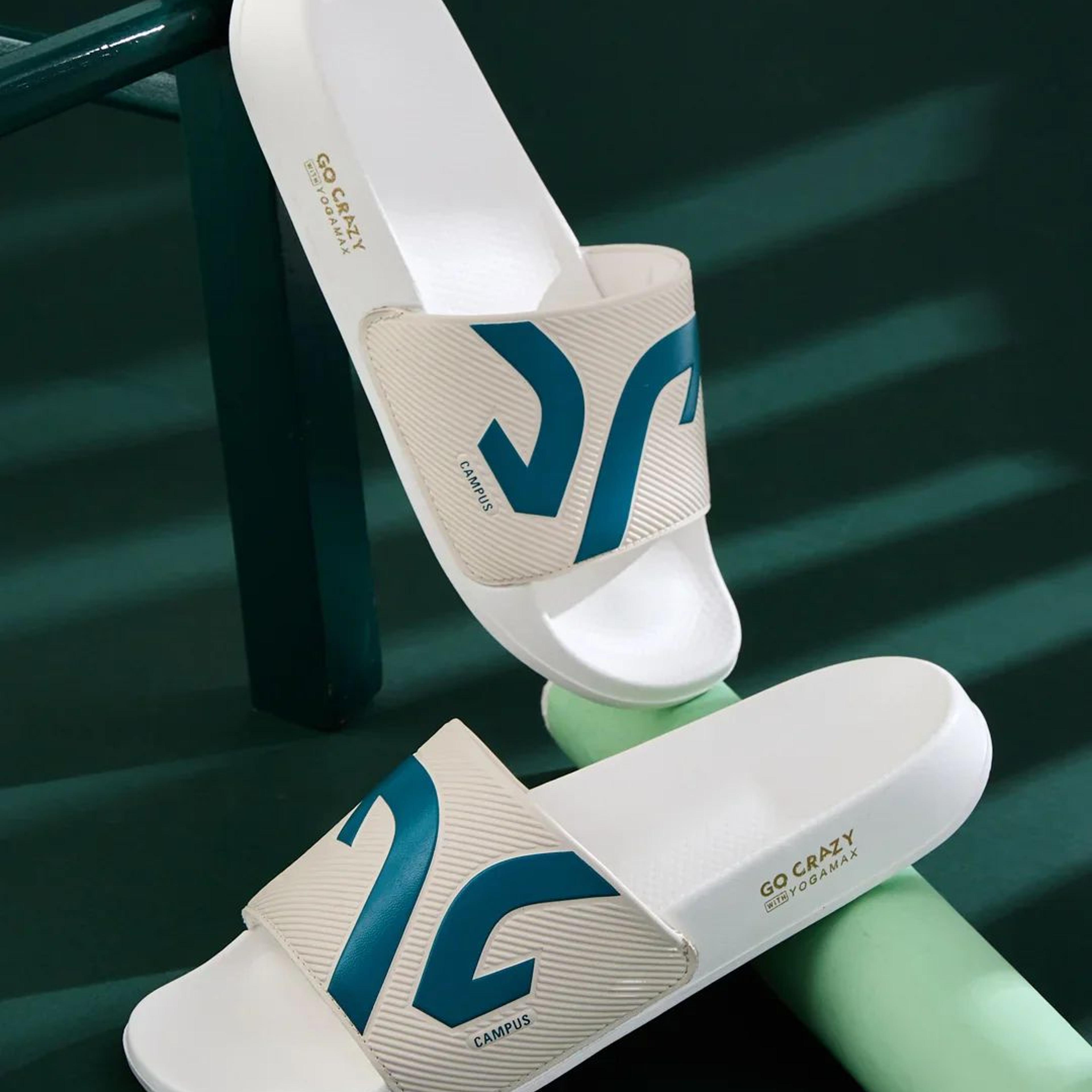 SL-475 White Men's Slides