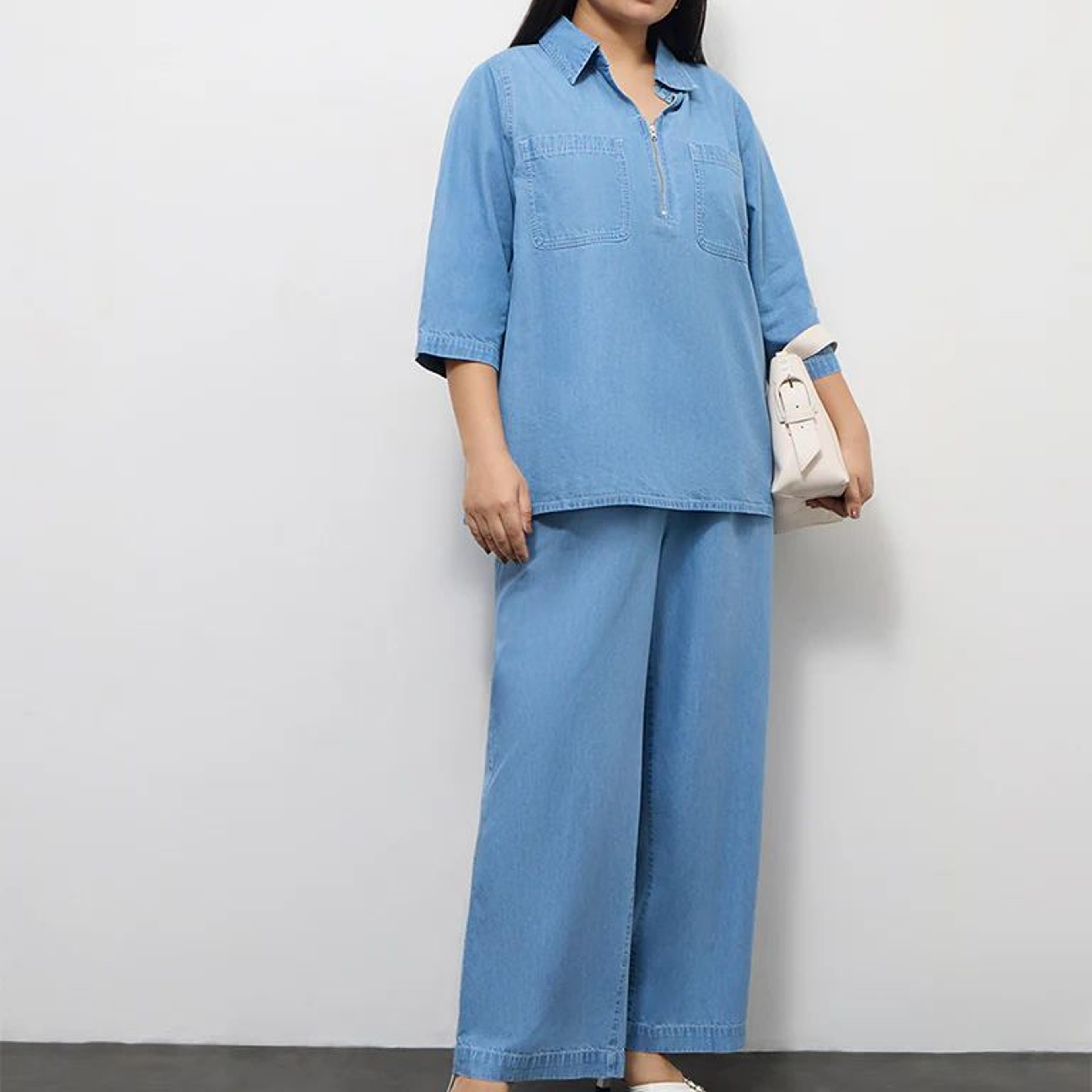 Gia Blue High-Rise Denim Jeggings