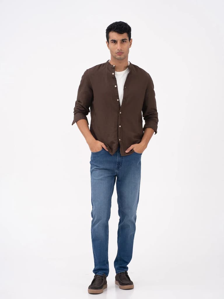 Monarch Blue Vintage Slim Fit Jeans — photo 2