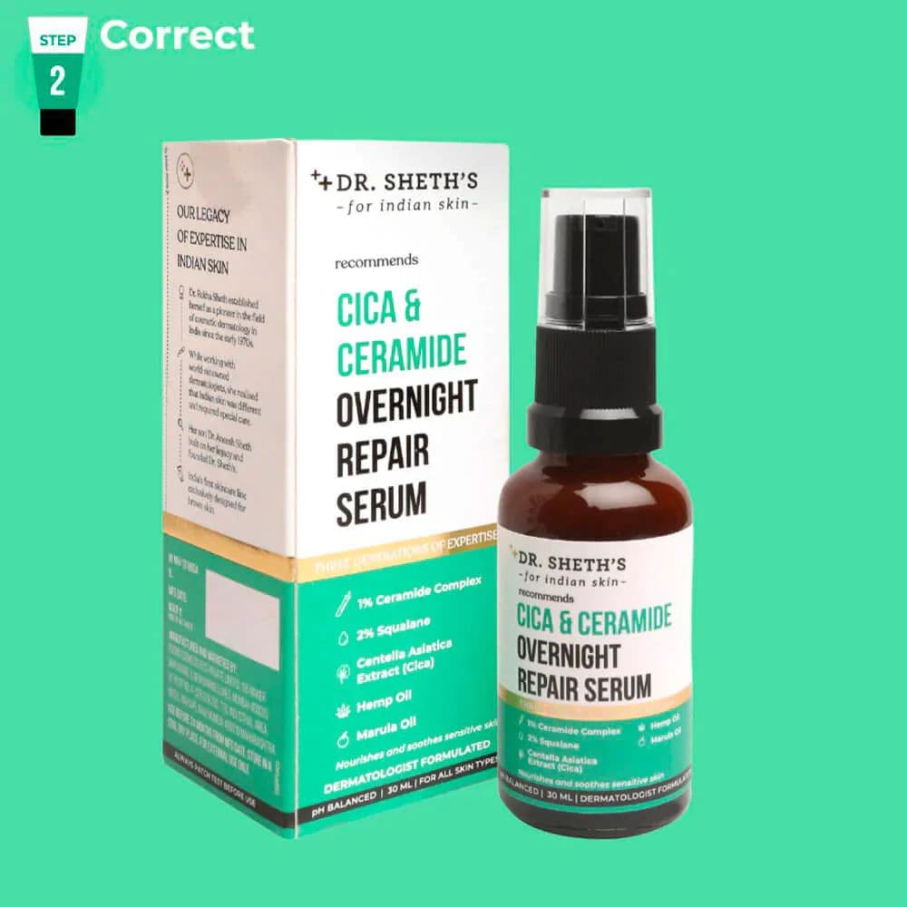 Cica & Ceramide Overnight Repair Serum - 30ml