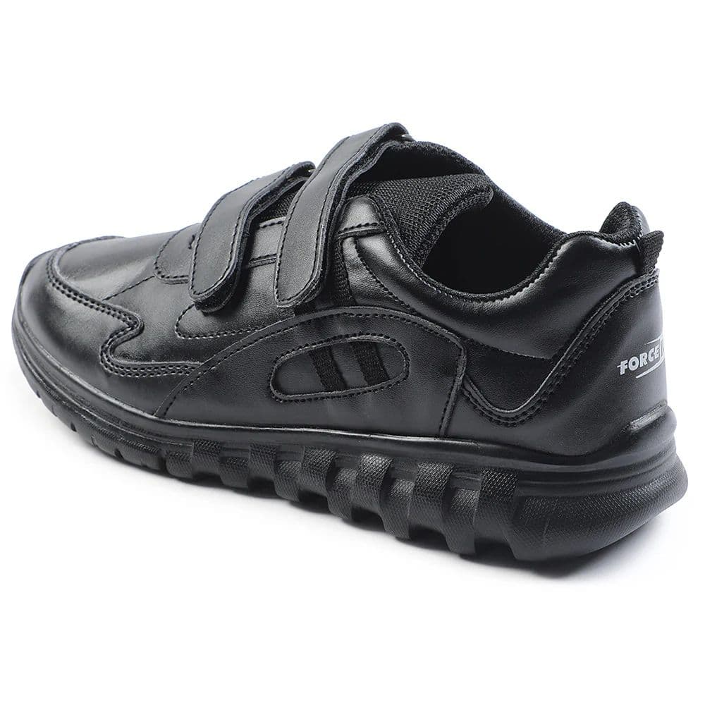 Force 10 Black Velcro Uniform School Shoes For Kids 9906-02T-V By Liberty — photo 8