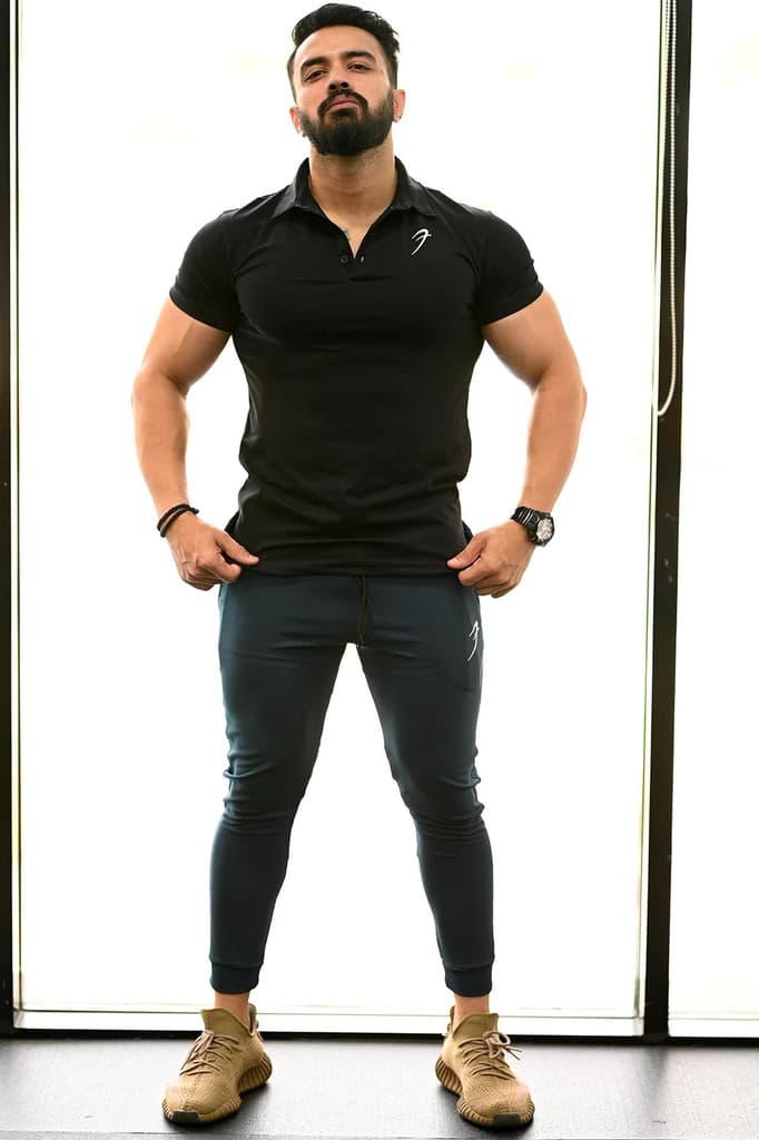 Polo T-shirt Black — photo 5