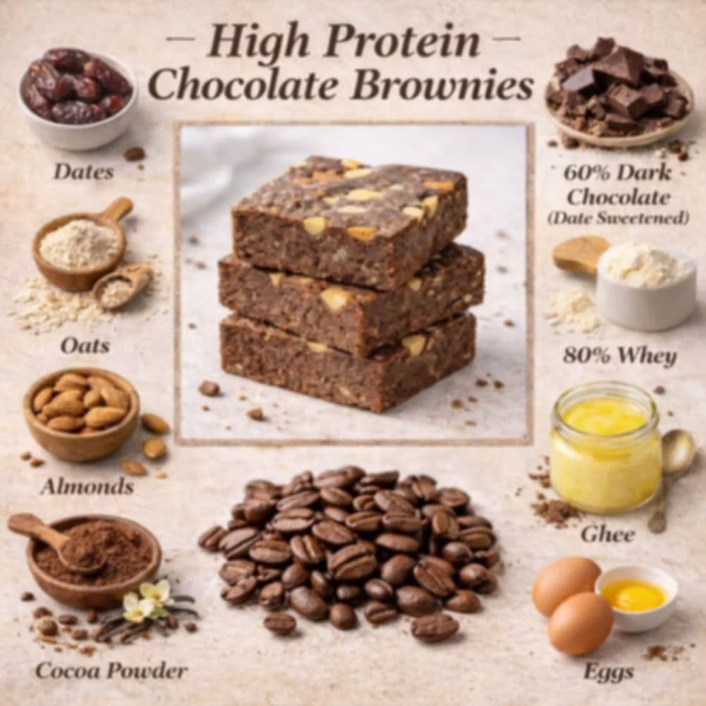 High Protein Chocolate Brownies: Box of 6 — photo 4