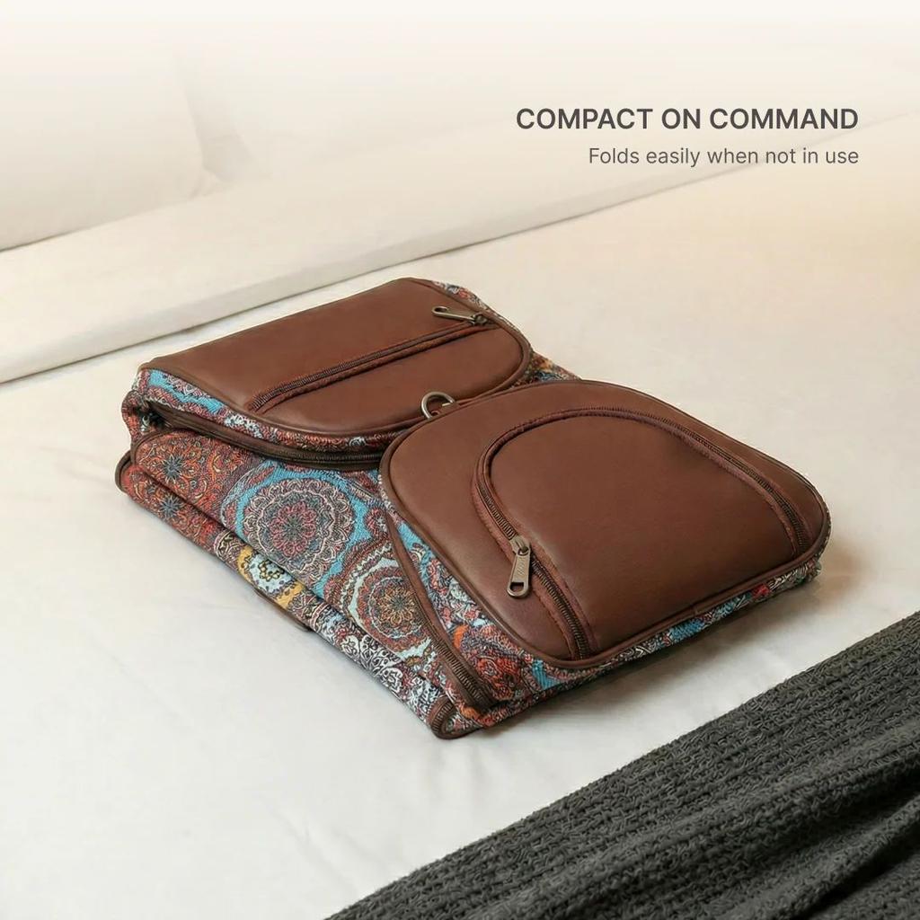 Multicolor Mandala Print Weekender Duffle Bag — photo 7