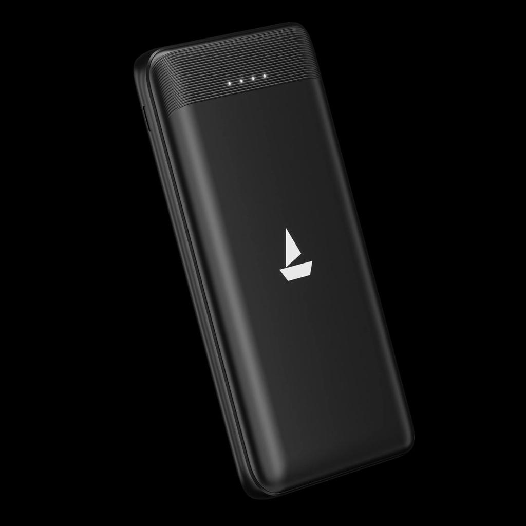 EnergyShroom PB300 Lite| Powerbank with 10000mAh battery capacity with Smart IC protection, 22.5W fast charging — Carbon Black