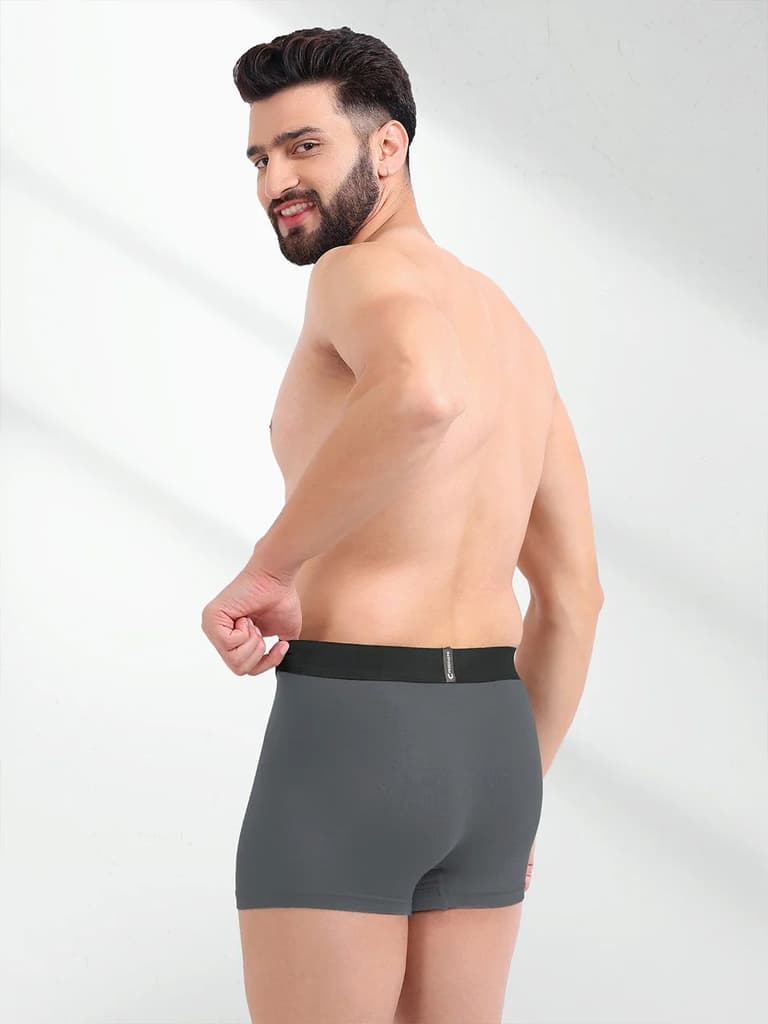 All Same Colors Men's Anti-Bacterial Micro Modal Trunk (Pack of 3) — photo 2