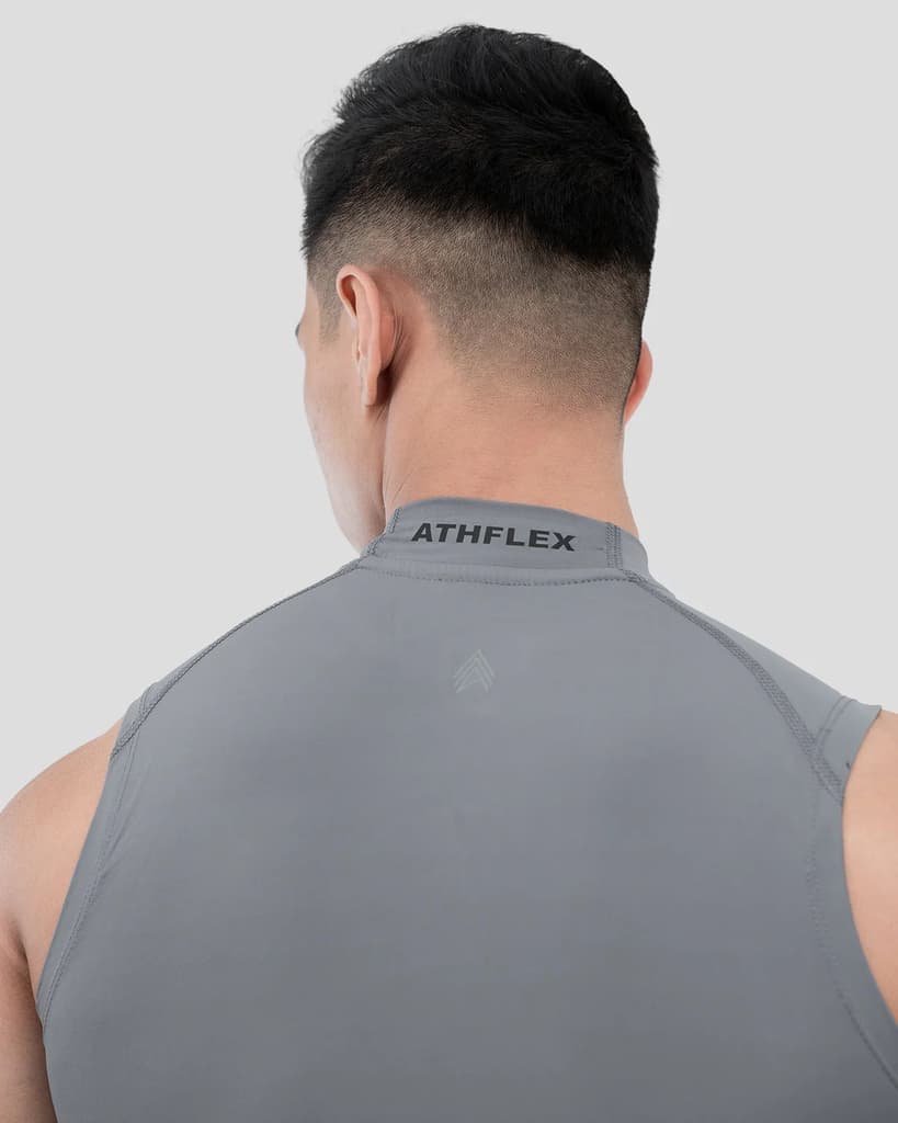 Hustle High Neck Compression Tank — photo 5