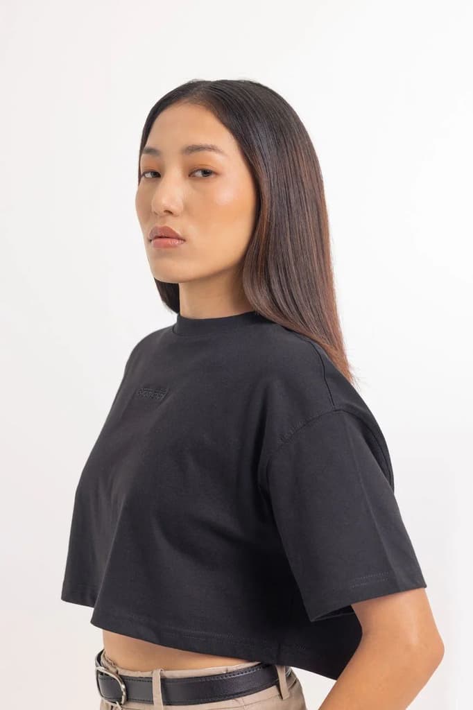 Holy // Womens Cropped Box Fit Tee — photo 5
