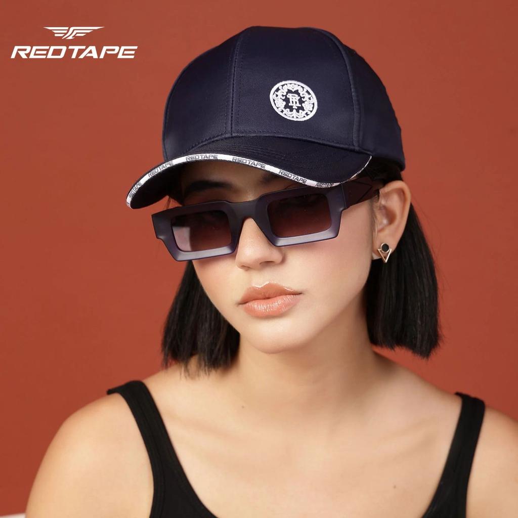 Unisex Blue Solid Polyester Baseball Cap with Adjustable Strap — photo 2