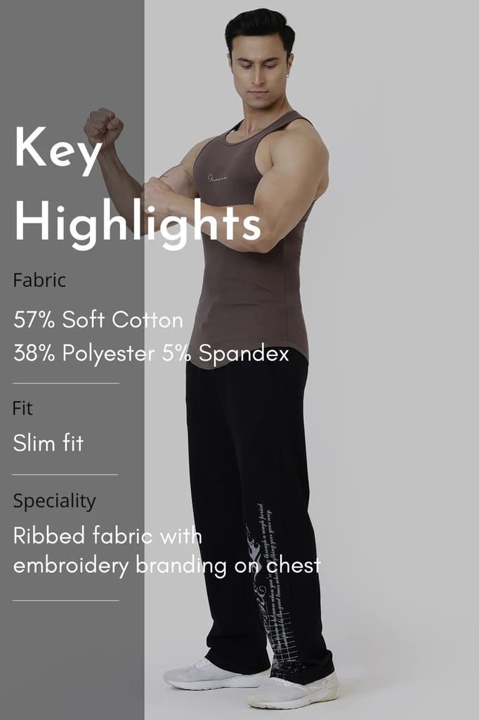 Ribbed Tank Brown — photo 7