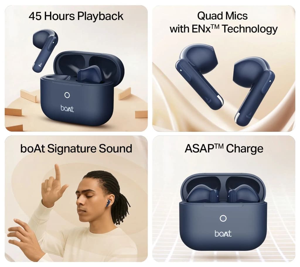 boAt Airdopes Alpha Gen 2 | Wireless Earbuds with 45 Hours Playback, BEAST™ Mode & ENx™ Calling — photo 7