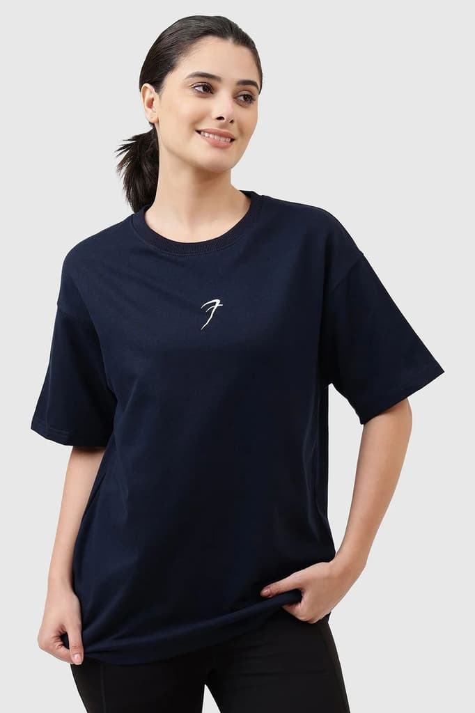 Ignite Oversized T-shirt Navy — photo 5