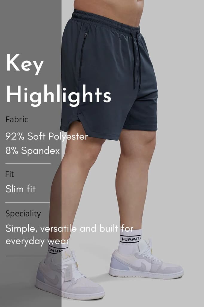 Rush Shorts Dark Grey — photo 7