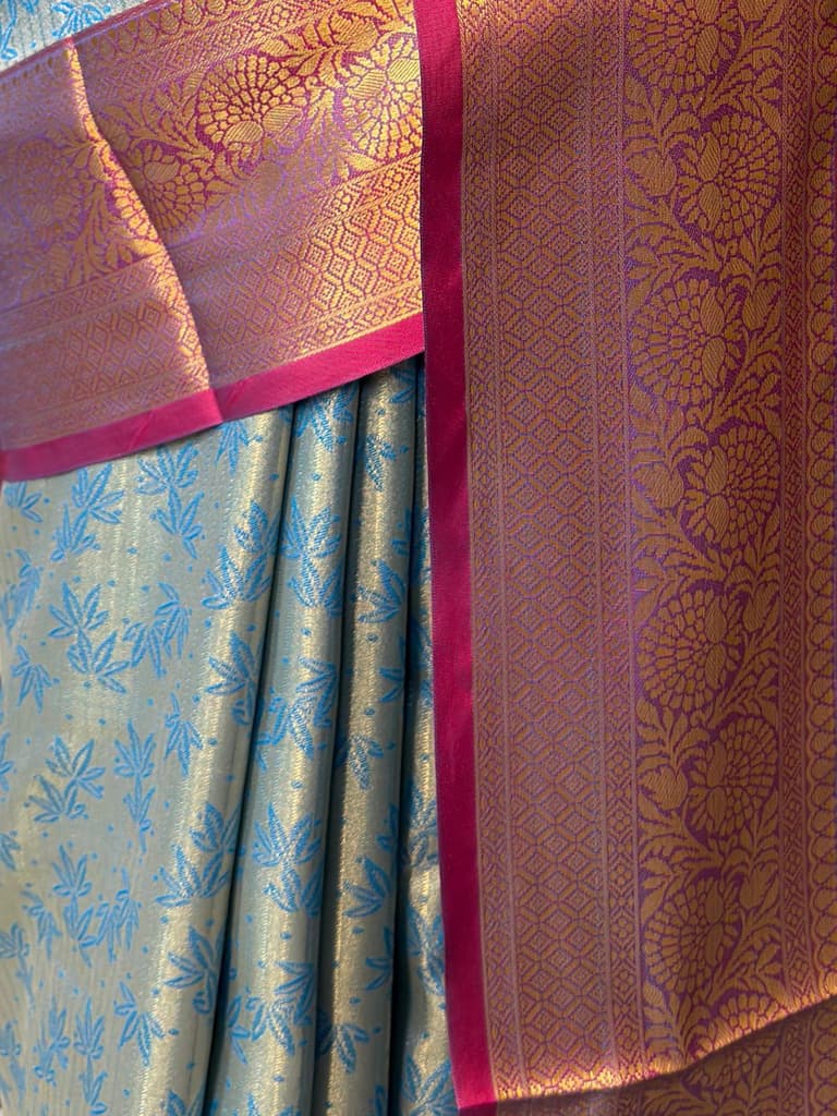 MIMOSA Women's Woven Design Kanjivaram Style Art Silk Saree with Blouse Piece - Ananda (SA00002477ANFREE) — photo 6