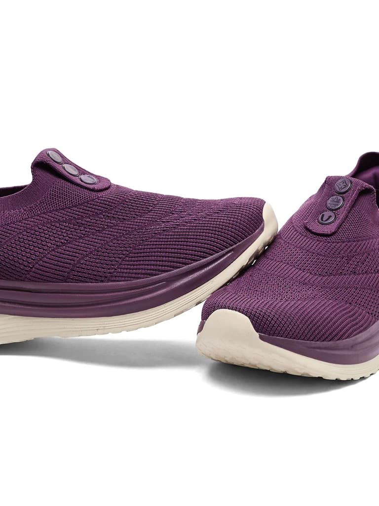 GLIMO Purple Women's Walking Shoes — photo 7