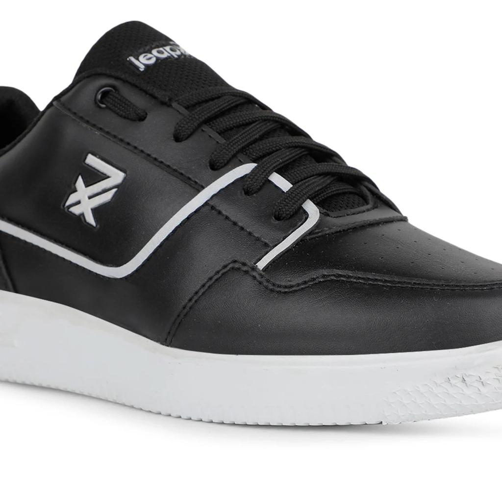 Leap7x Casual Black Sneakers For Mens SNOOKIS-2E By Liberty — photo 4