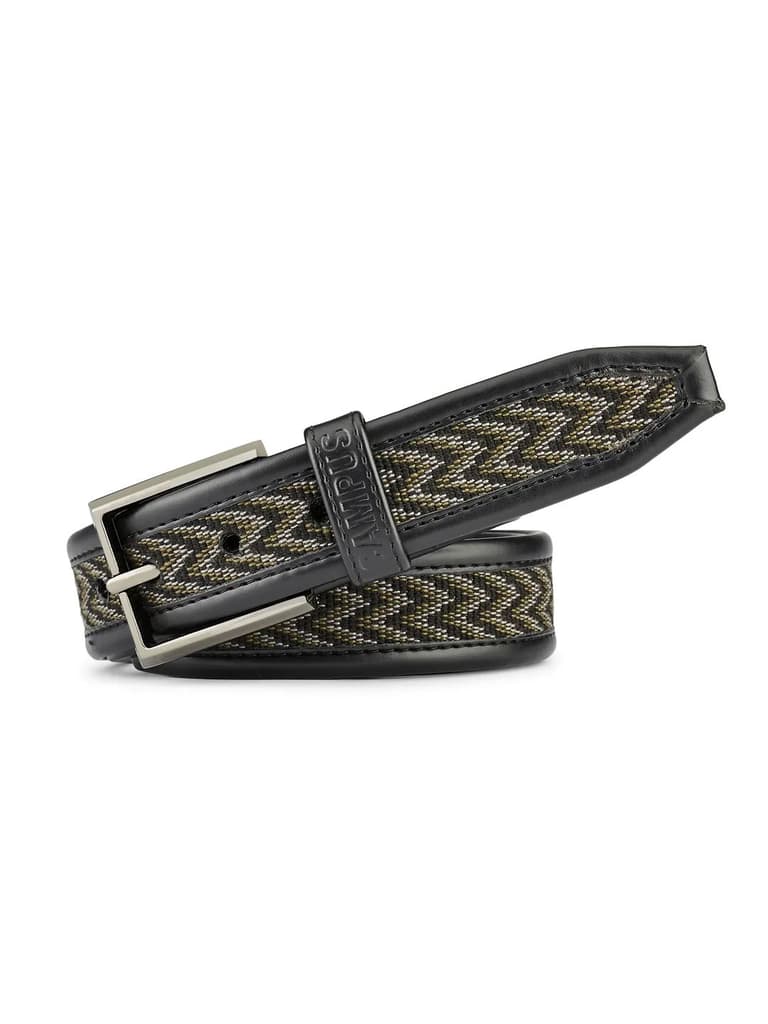 Jacquard Braided Black Unisex Belt — photo 4