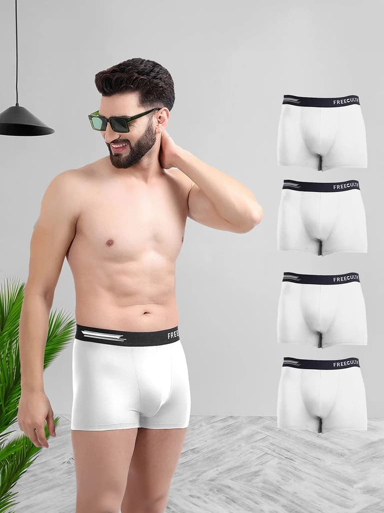 All Same Colors Men's Anti-Bacterial Micro Modal Trunk (Pack of 5) — photo 11