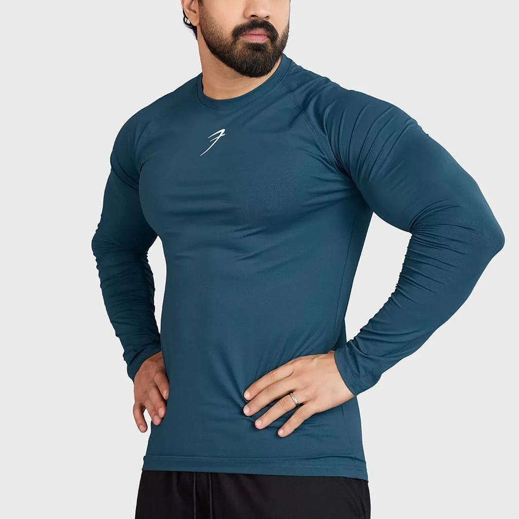 Core Fullsleeves T-shirt Orion Blue