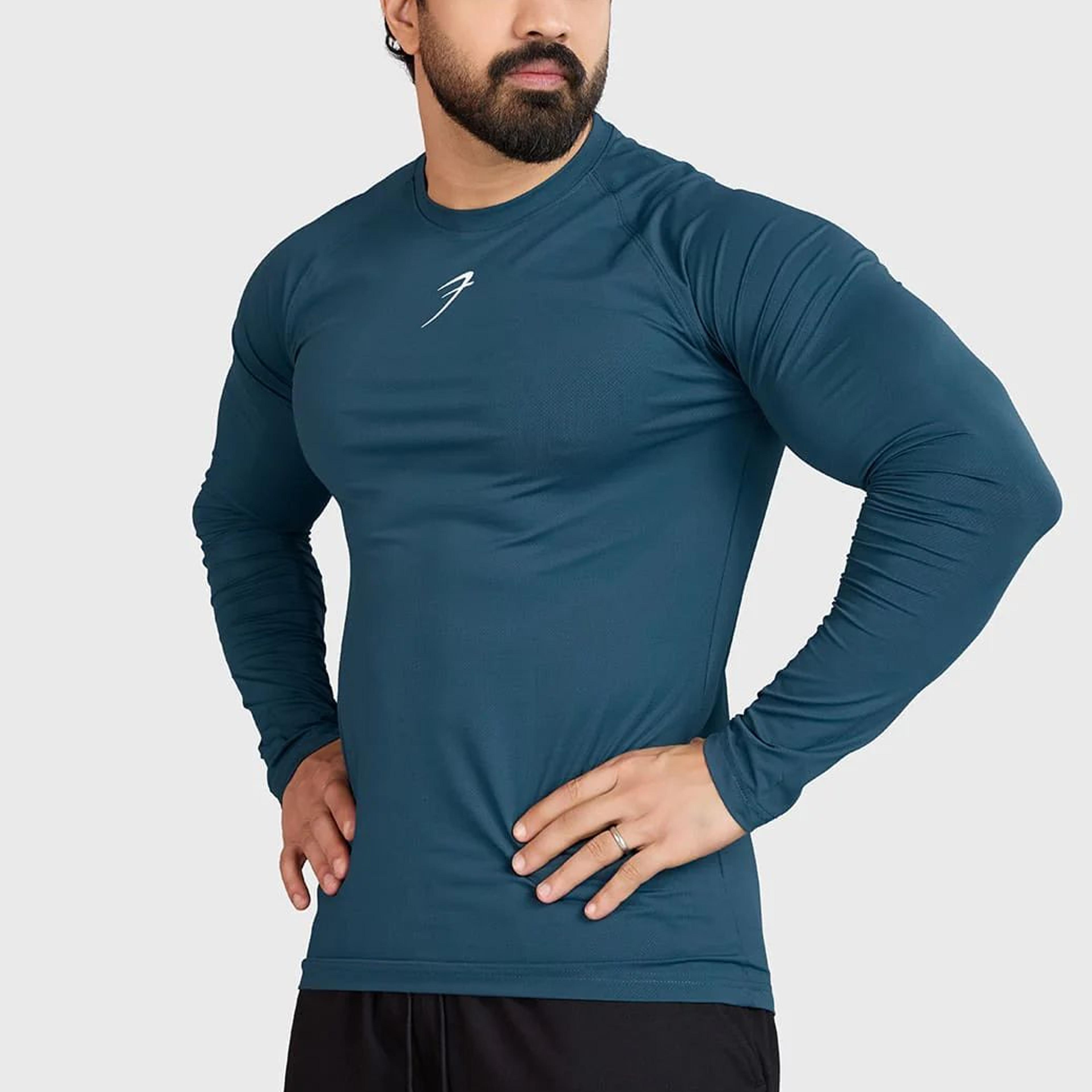Core Fullsleeves T-shirt Orion Blue