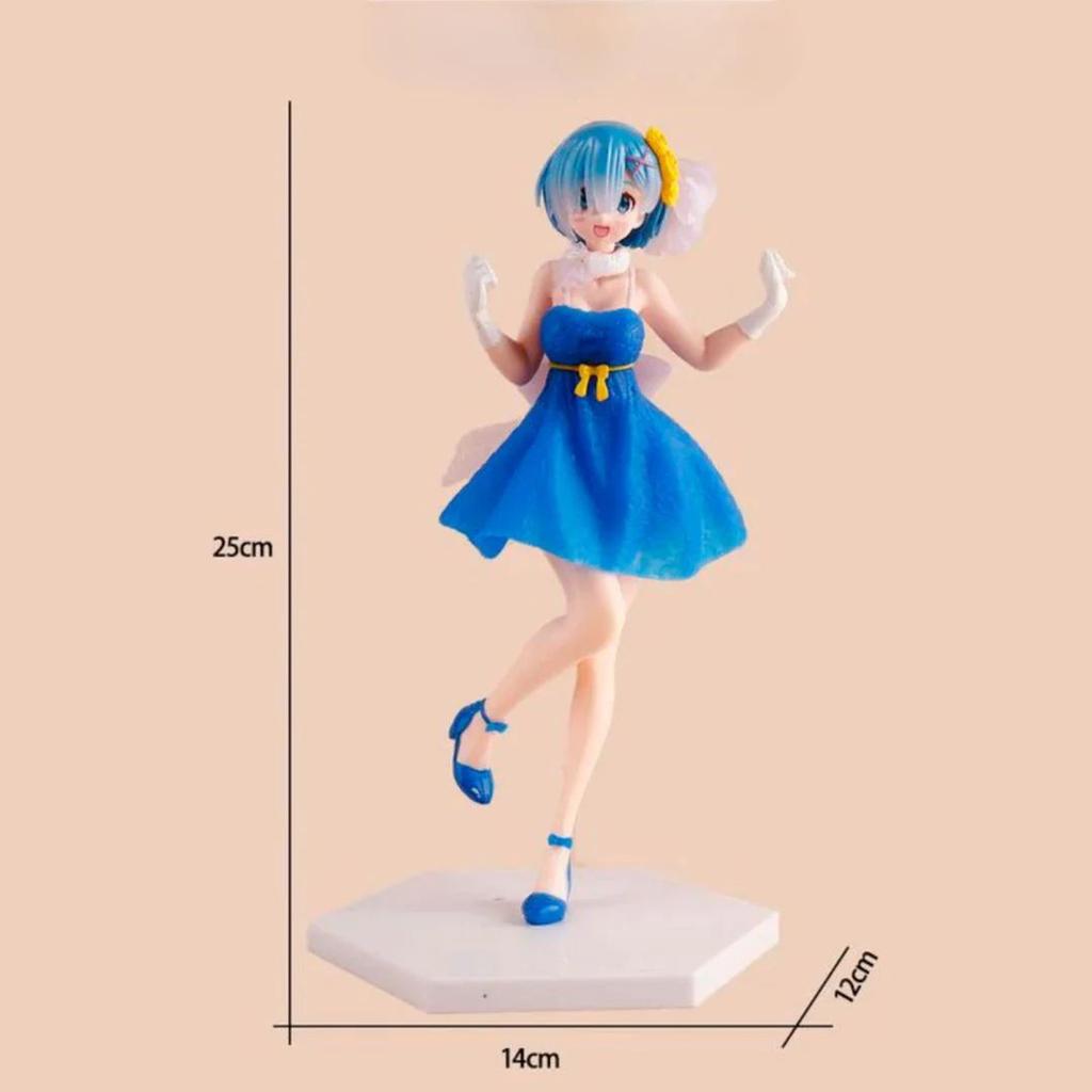 Rem Crystal Dress Ver. PVC Figure | Re:Zero Anime Collectible Figurine (25cm) — photo 3