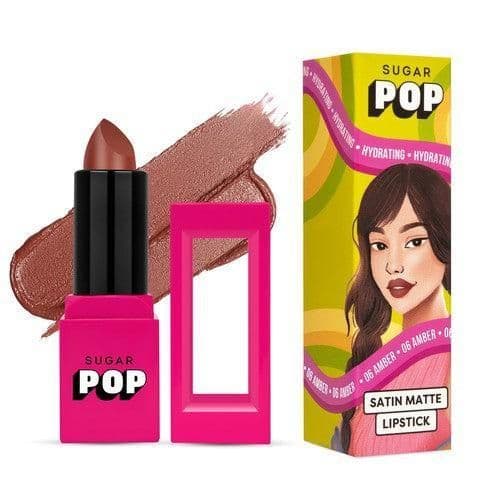 SUGAR POP Satin Matte Lipstick 06 Amber