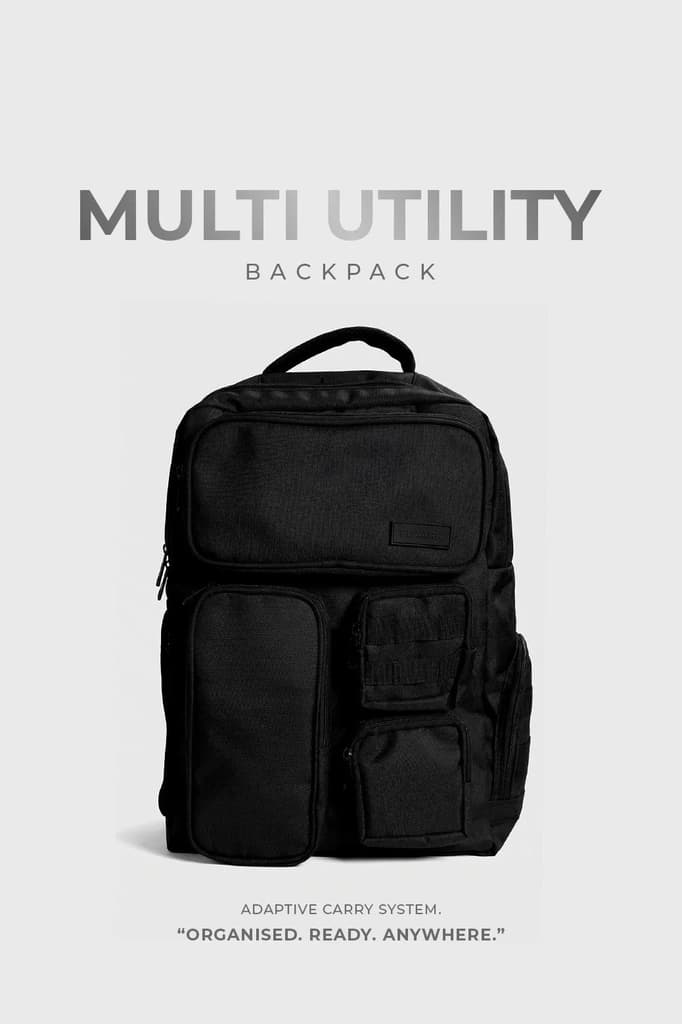 Multi Utility Backpack Black — photo 5