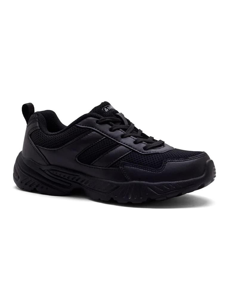 CS-26105C Black Child School Shoes — Black / 2