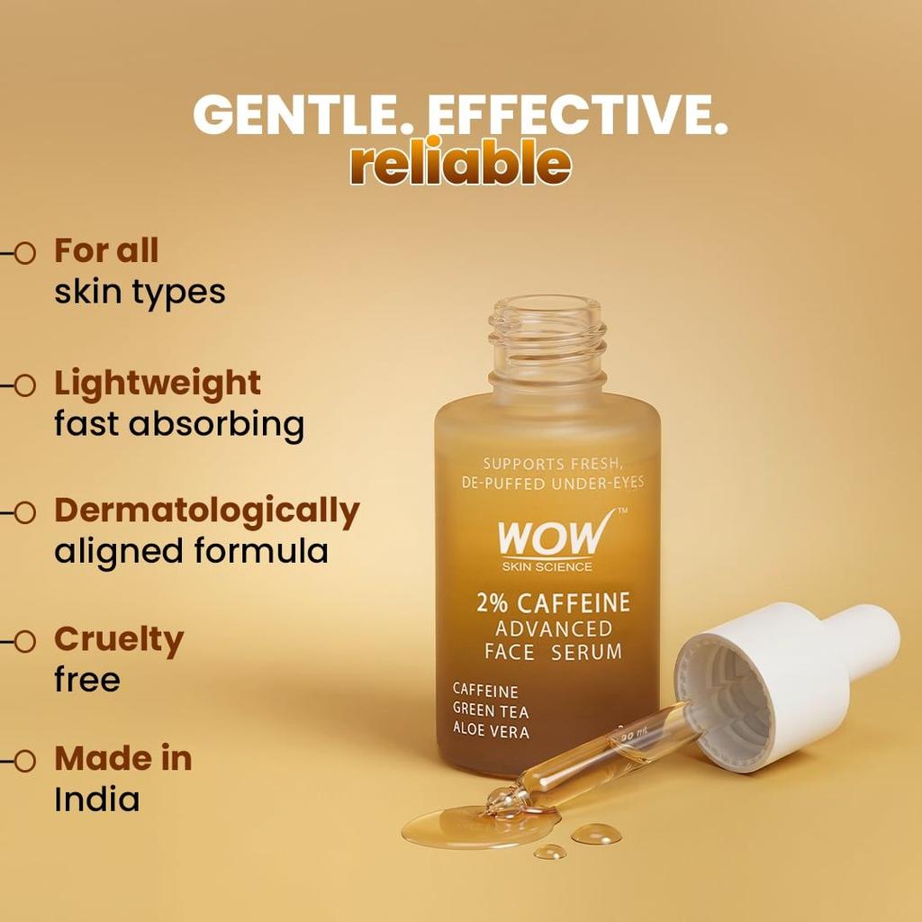 2% Caffeine Face Serum De-Puffing & Skin Revitalising